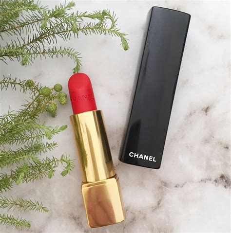 red Chanel lipstick